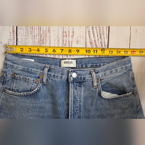 Agolde Ren Wide Leg Jeans in Disclosure Light Wash Relaxed Size 29 - Picture 6 of 10